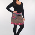 Skirt Frill Mocha 2